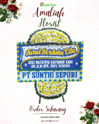 Papan Bunga Duka di Singali